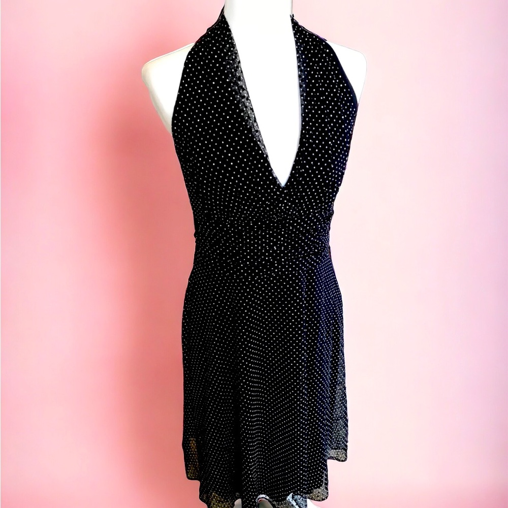 EVAN PICONE Dramatic Polka Dot Beauty! Light weight, Fully lined. Size: 14. $28.